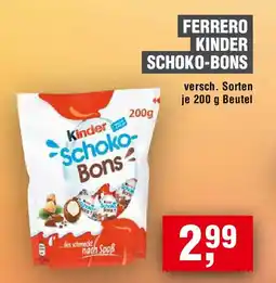 EDEKA Foodservice Ferrero kinder schoko-bons Angebot