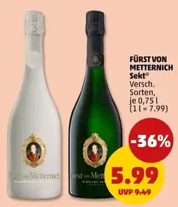 PENNY Fürst von Metternich Sekt Angebot