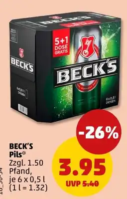 PENNY BECK'S Pils Angebot