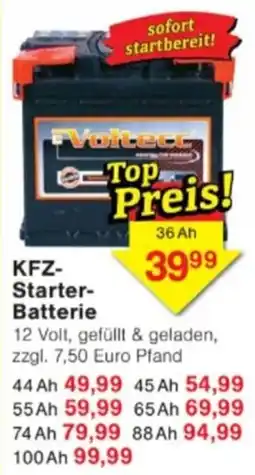 Jawoll Voltecc KFZ-Starter-Batterie Angebot