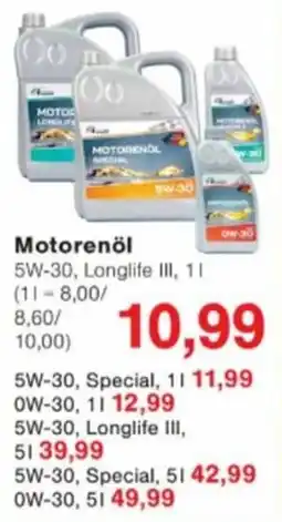 Jawoll Motorenöl Angebot
