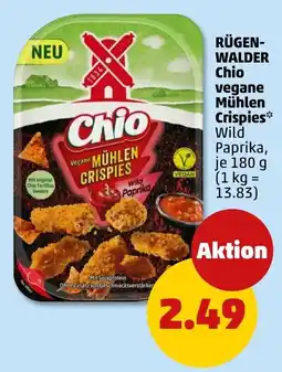 PENNY RÜGEN-WALDER Chio vegane Mühlen Crispies* Wild Paprika Angebot