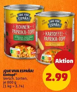 PENNY ¡QUE VIVA ESPAÑA! Eintopf* Angebot