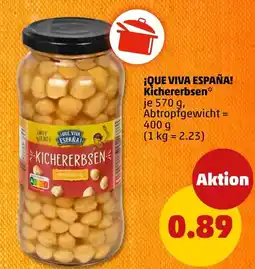 PENNY ¡QUE VIVA ESPAÑA! Kichererbsen Angebot