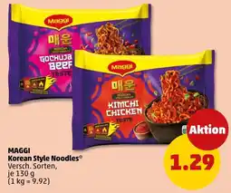PENNY MAGGI Korean Style Noodles Angebot
