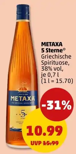 PENNY METAXA 5 Sterne* Griechische Spirituose Angebot