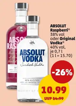 PENNY ABSOLUT VODKA Angebot