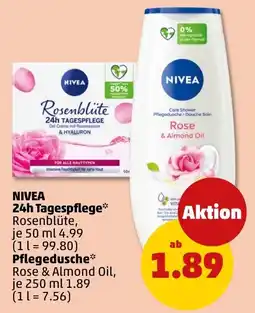 PENNY NIVEA 24h Tagespflege* Rosenblüte Angebot