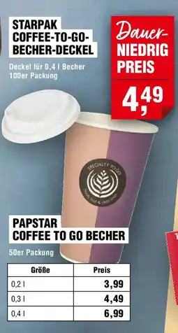 EDEKA Foodservice Starpak coffee-to-go-becher-deckel Angebot