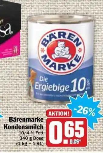 dodenhof Bärenmarke Kondensmilch Angebot