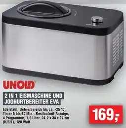EDEKA Foodservice Unold 2 in 1 eismaschine und joghurtbereiter eva Angebot