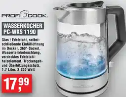 EDEKA Foodservice Profi cook wasserkocher PC-WKS 1190 Angebot