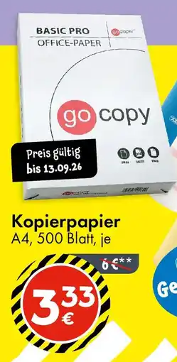 TEDi Kopierpapier Angebot