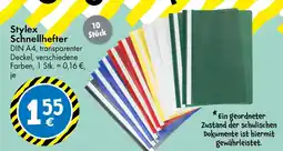 TEDi Stylex Schnellhefter 10 Stück Angebot