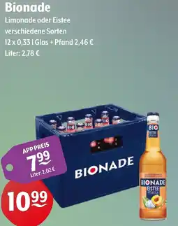 Getränke Hoffmann Bionade Limonade oder Eistee Angebot