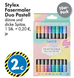 TEDi Stylex Fasermaler Duo Pastell 10er- Pack Angebot