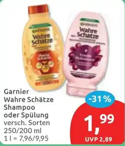 Budni Garnier Wahre Schätze Shampoo oder Spülung Angebot
