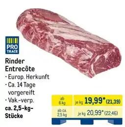 METRO PRO TRACE Rinder Entrecôte Angebot