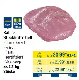 METRO Kalbs-Steakhüfte hell Angebot