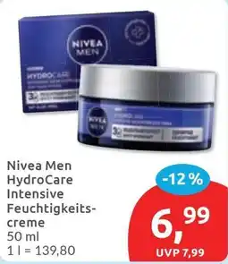 Budni Nivea Men HydroCare Intensive Feuchtigkeits-creme Angebot