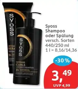 Budni Syoss Shampoo oder Spülung Angebot