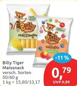 Budni Billy Tiger Maissnack Angebot
