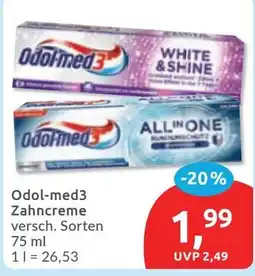 Budni Odol-med3 Zahncreme Angebot