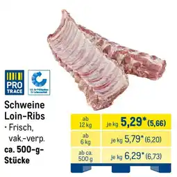 METRO Schweine Loin-Ribs Angebot