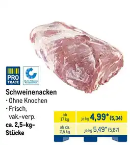 METRO Schweinenacken Angebot