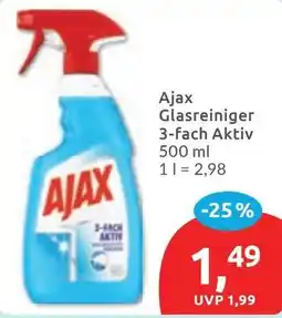 Budni Ajax Glasreiniger 3-fach Aktiv Angebot