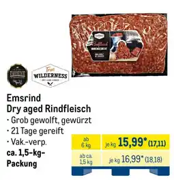 METRO Emsrind Dry aged Rindfleisch Angebot
