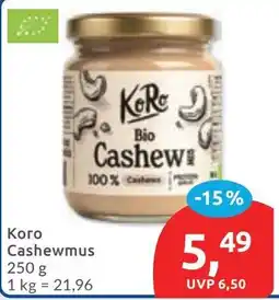 Budni Koro Cashewmus Angebot