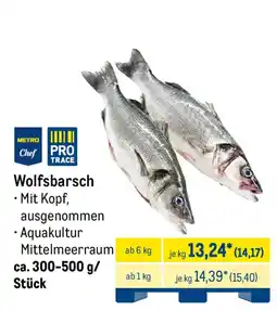 METRO Wolfsbarsch Angebot