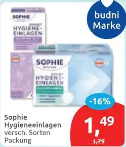 Budni Sophie Hygieneeinlagen Angebot