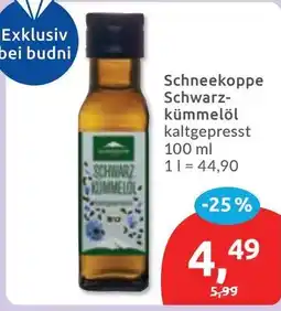 Budni Schneekoppe Schwarz-kümmelöl Angebot