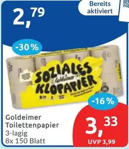 Budni Goldeimer Toilettenpapier Angebot