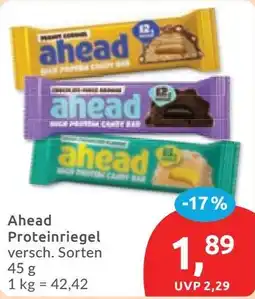 Budni Ahead Proteinriegel Angebot