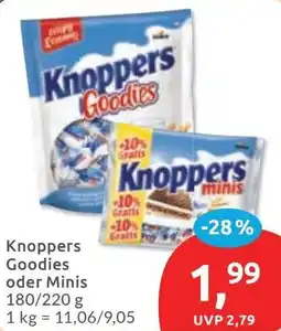 Budni Knoppers Goodies oder Minis Angebot
