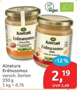 Budni Alnatura Erdnussmus Angebot