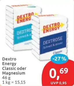 Budni Dextro Energy Classic oder Magnesium Angebot