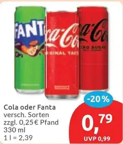 Budni Cola oder Fanta Angebot