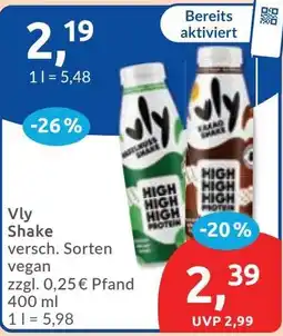 Budni Vly Shake vegan Angebot