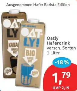 Budni Oatly Haferdrink Angebot