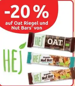 Budni HEJ Oat Riegel und Nut Bars Angebot