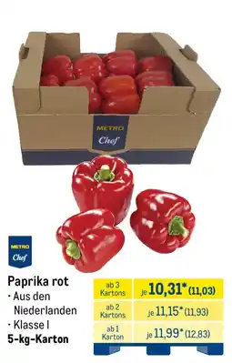METRO Paprika rot METRO Chef Angebot