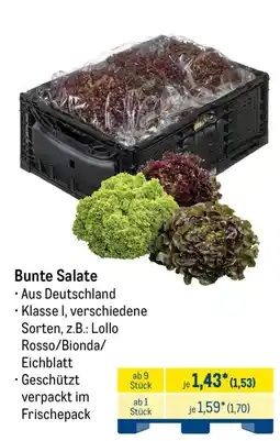 METRO Bunte Salate Angebot