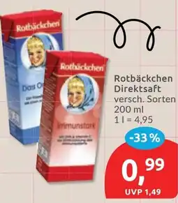 Budni Rotbäckchen Direktsaft Angebot