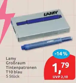 Budni Lamy Großraum Tintenpatronen T10 blau Angebot