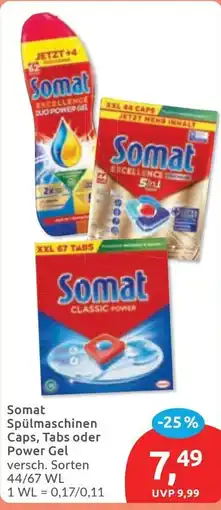 Budni Somat Spülmaschinen Caps, Tabs oder Power Gel Angebot