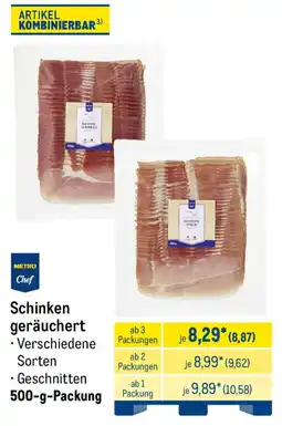METRO METRO Chef Schinken geräuchert Angebot